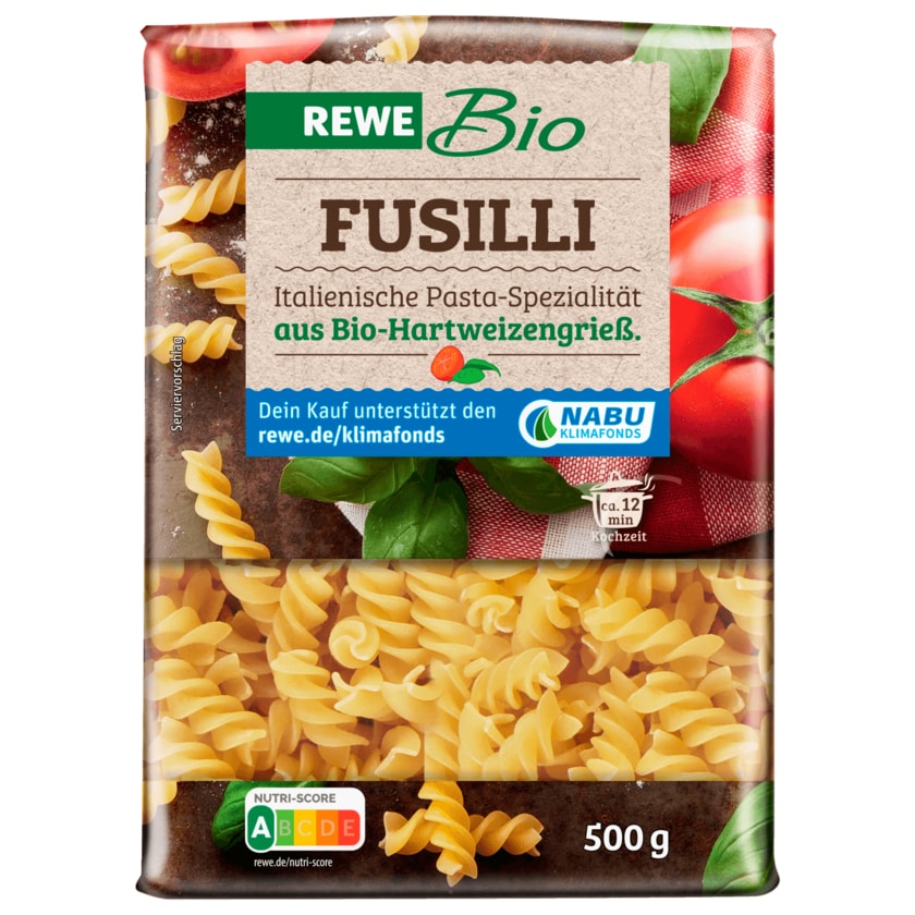 REWE Bio Fusilli 500g